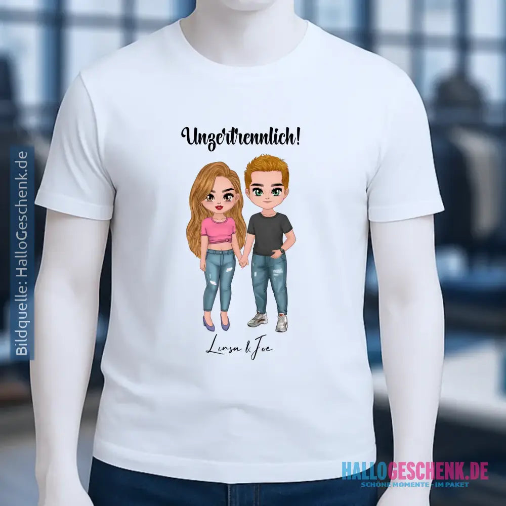 5in1: Cute People Design - Unisex Premium T-Shirt XS-5XL aus Bio-Baumwolle für Damen & Herren