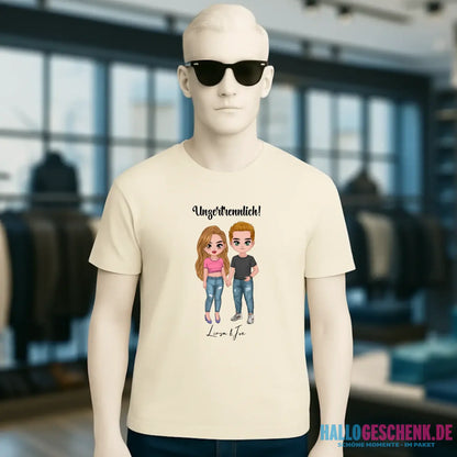 5in1: Cute People Design - Unisex Premium T-Shirt XS-5XL aus Bio-Baumwolle für Damen & Herren