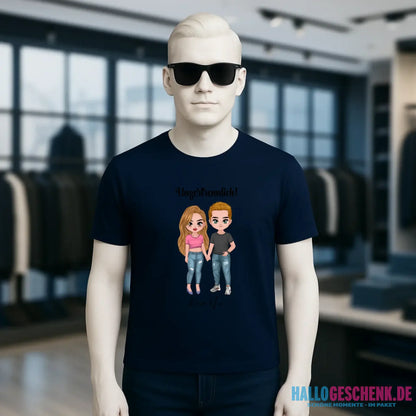 5in1: Cute People Design - Unisex Premium T-Shirt XS-5XL aus Bio-Baumwolle für Damen & Herren
