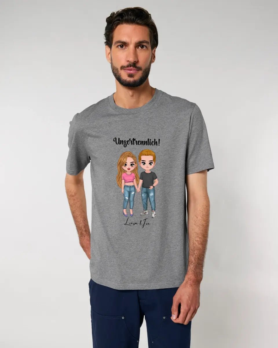 5in1: Cute People Design - Unisex Premium T - Shirt XS - 5XL aus Bio - Baumwolle für Damen & Herren - HalloGeschenk.de #geschenkideen# #personalisiert# #geschenk#