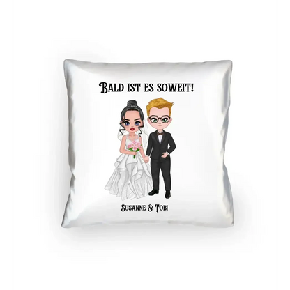 5in1: Hochzeitspaar - Kissen 40x40 cm