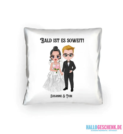 5in1: Hochzeitspaar - Kissen 40x40 cm