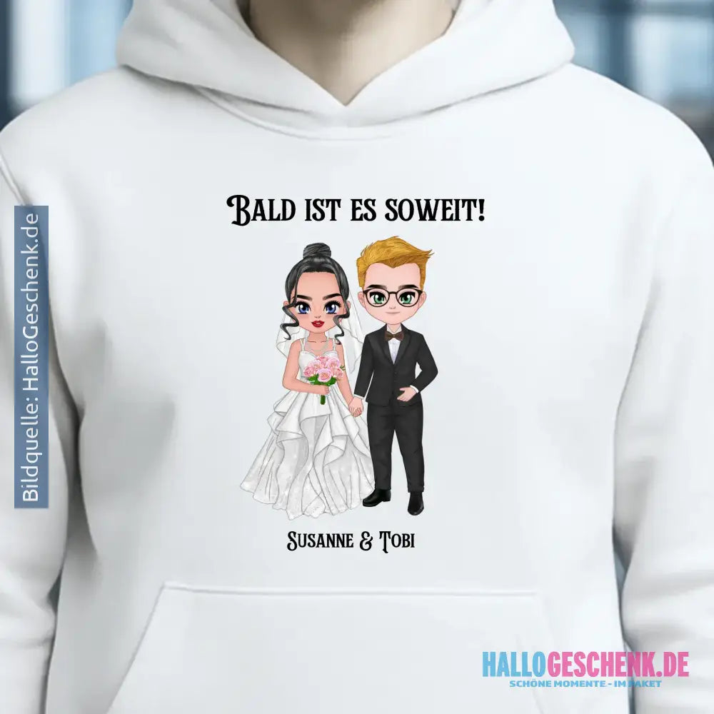 5in1: Hochzeitspaar - Unisex Premium Hoodie XS-5XL aus Bio-Baumwolle für Damen & Herren