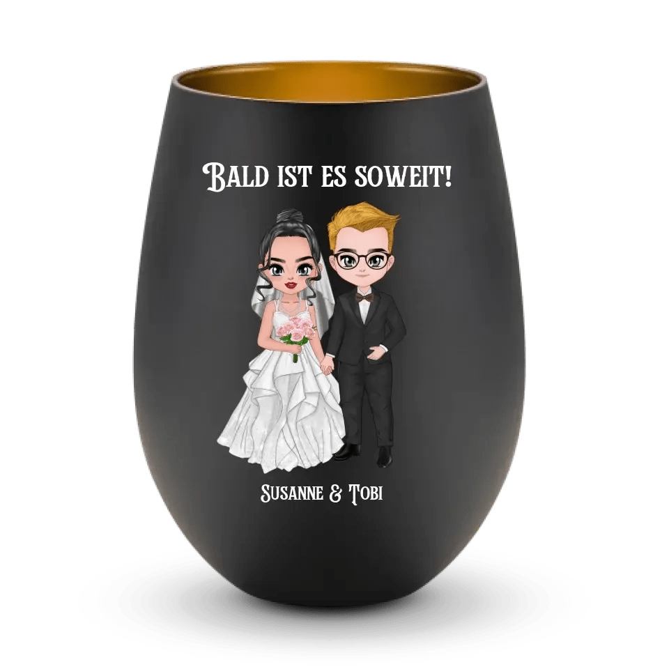 5in1: Hochzeitspaar - Windlicht von HalloGeschenk.de