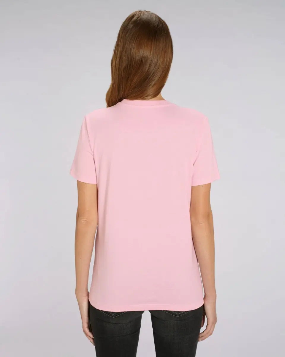 Mutter und Kind Designer Huge-Family-Look, personalisierbar: T-Shirt Unisex Creator Bio Baumwolle in 6 Farben XS-5XL