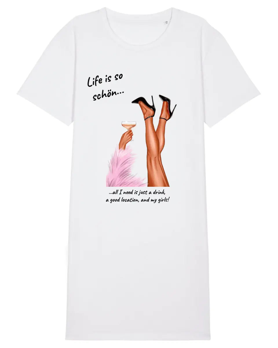 Party Legs (personalisierbar) - T-Shirt Kleid