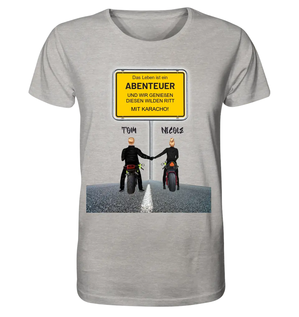 ORTSSCHILD DESIGNER (personalisierbar) - Unisex Premium T-Shirt XS-5XL aus Bio-Baumwolle für Damen & Herren