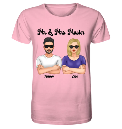 5in1: Cool Couple (customizable) - Unisex Premium T-Shirt XS-5XL made of organic cotton for women &amp; men