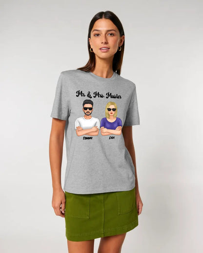 5in1: Cool Couple (customizable) - Unisex Premium T-Shirt XS-5XL made of organic cotton for women &amp; men