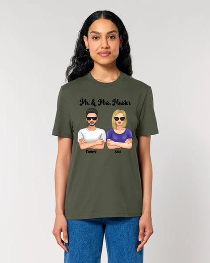 5in1: Cool Couple (customizable) - Unisex Premium T-Shirt XS-5XL made of organic cotton for women &amp; men