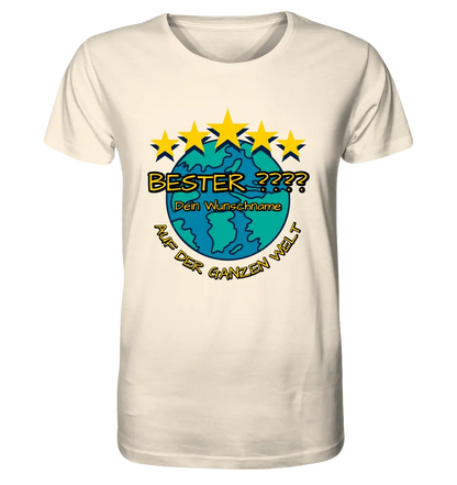 Best ??? Designer (Beste Mama, Bester Papa, Traumfrau, Chef-Mechaniker uvm.) - Unisex Premium T-Shirt XS-5XL aus Bio-Baumwolle