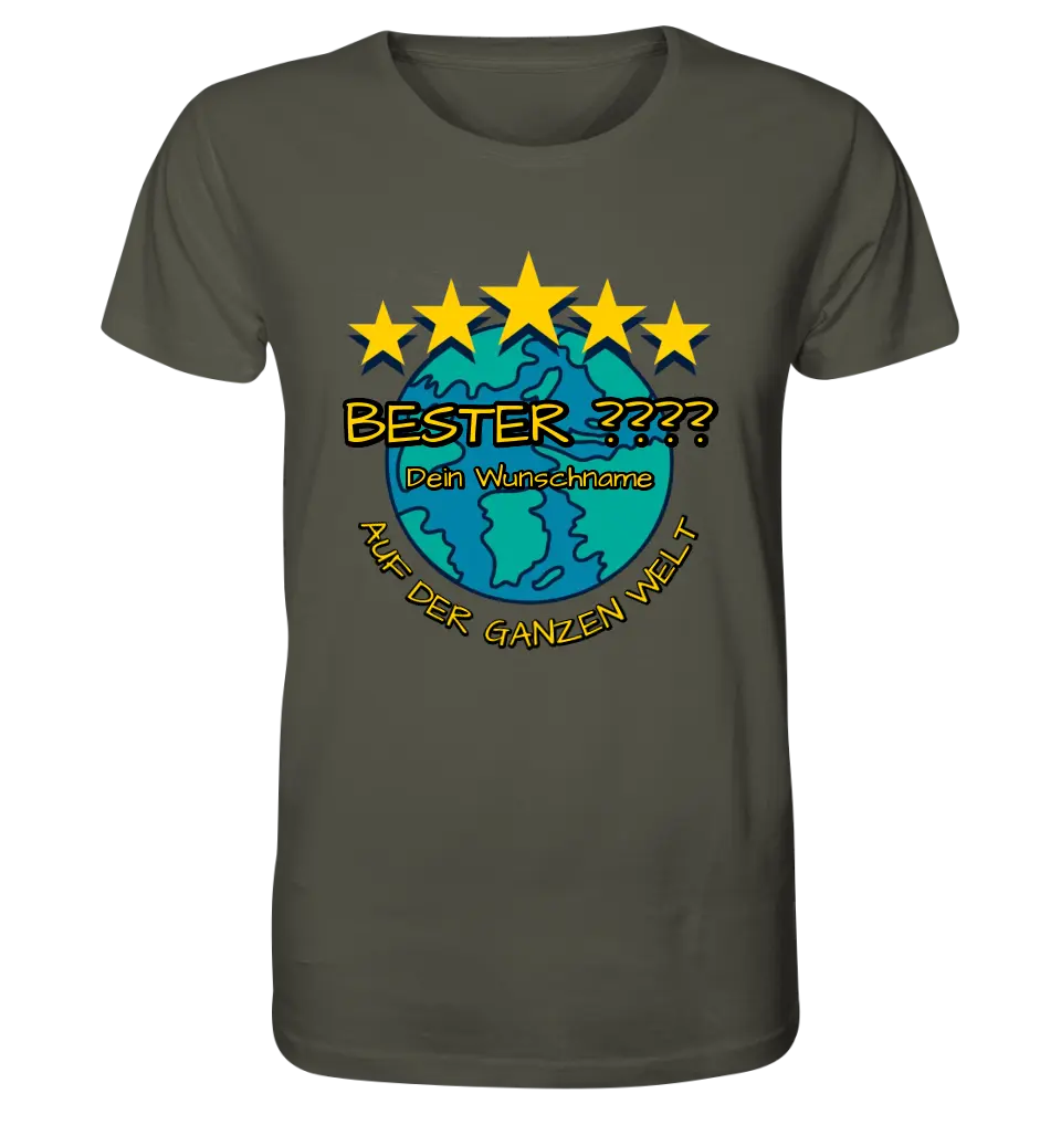 Best ??? Designer (Beste Mama, Bester Papa, Traumfrau, Chef-Mechaniker uvm.) - Unisex Premium T-Shirt XS-5XL aus Bio-Baumwolle