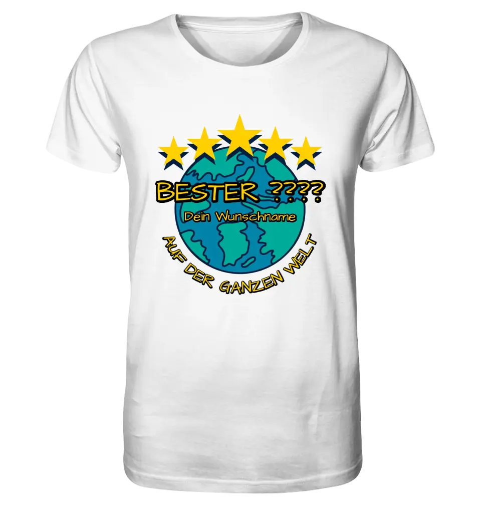 Best ??? Designer (Beste Mama, Bester Papa, Traumfrau, Chef-Mechaniker uvm.) - Unisex Premium T-Shirt XS-5XL aus Bio-Baumwolle - HalloGeschenk.de