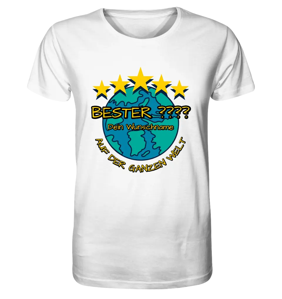 Best ??? Designer (Beste Mama, Bester Papa, Traumfrau, Chef-Mechaniker uvm.) - Unisex Premium T-Shirt XS-5XL aus Bio-Baumwolle