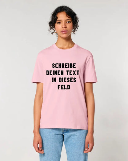 Textblock - Schreibe was du willst - Unisex Premium T-Shirt XS-5XL aus Bio-Baumwolle für Damen & Herren