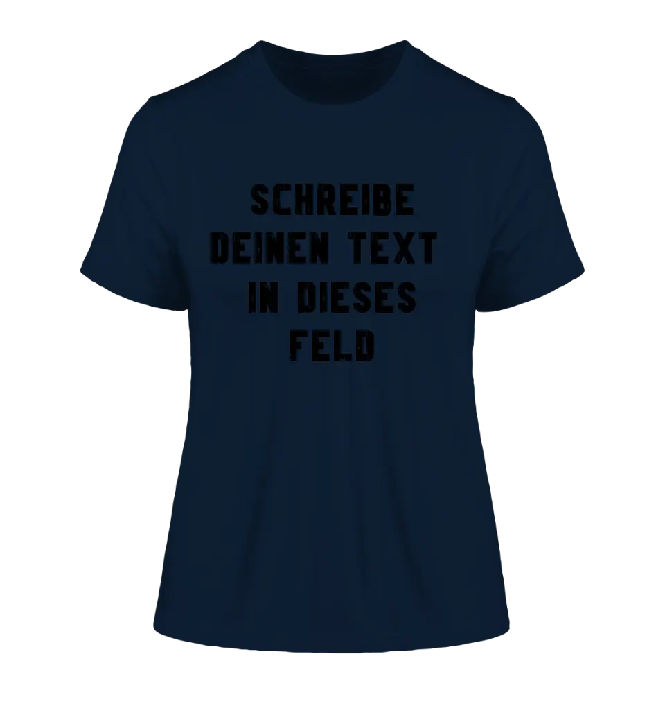 Textblock - Schreibe was du willst - Ladies Premium T-Shirt XS-2XL aus Bio-Baumwolle für Damen