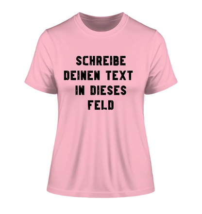 Textblock - Schreibe was du willst - Ladies Premium T-Shirt XS-2XL aus Bio-Baumwolle für Damen