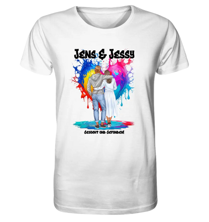 Couple Designer: Fashion Look (customizable) - Unisex Premium T-Shirt XS-5XL made of organic cotton for women &amp; men