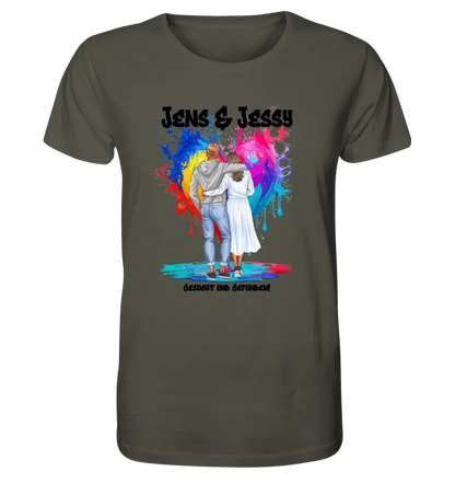 Couple Designer: Fashion Look (customizable) - Unisex Premium T-Shirt XS-5XL made of organic cotton for women &amp; men