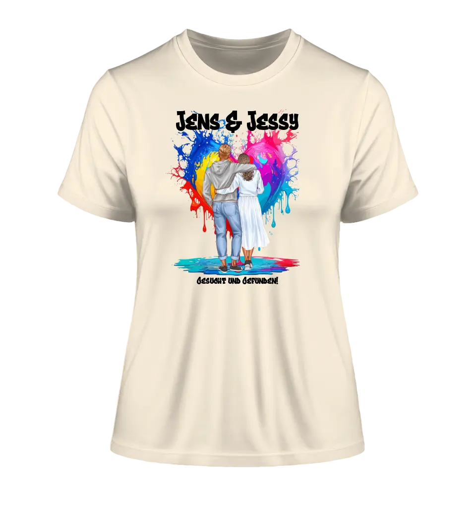 Couple Designer: Fashion Look (customizable) - Ladies Premium T-Shirt XS-2XL made of organic cotton for women