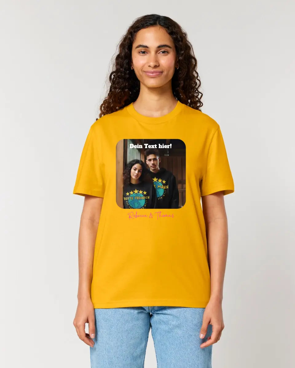 Your picture in square shape (customizable) - Unisex Premium T-Shirt XS-5XL made of organic cotton for women &amp; men