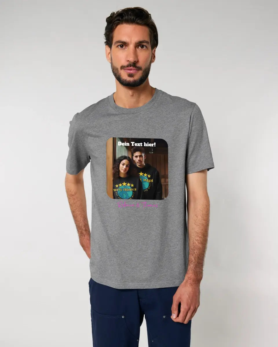 Your picture in square shape (customizable) - Unisex Premium T-Shirt XS-5XL made of organic cotton for women &amp; men