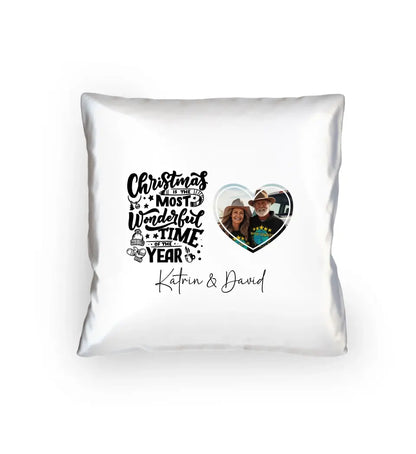 Your picture in Wonderful design: Cushion 40x40 cm / BILD-IT! collection - customizable
