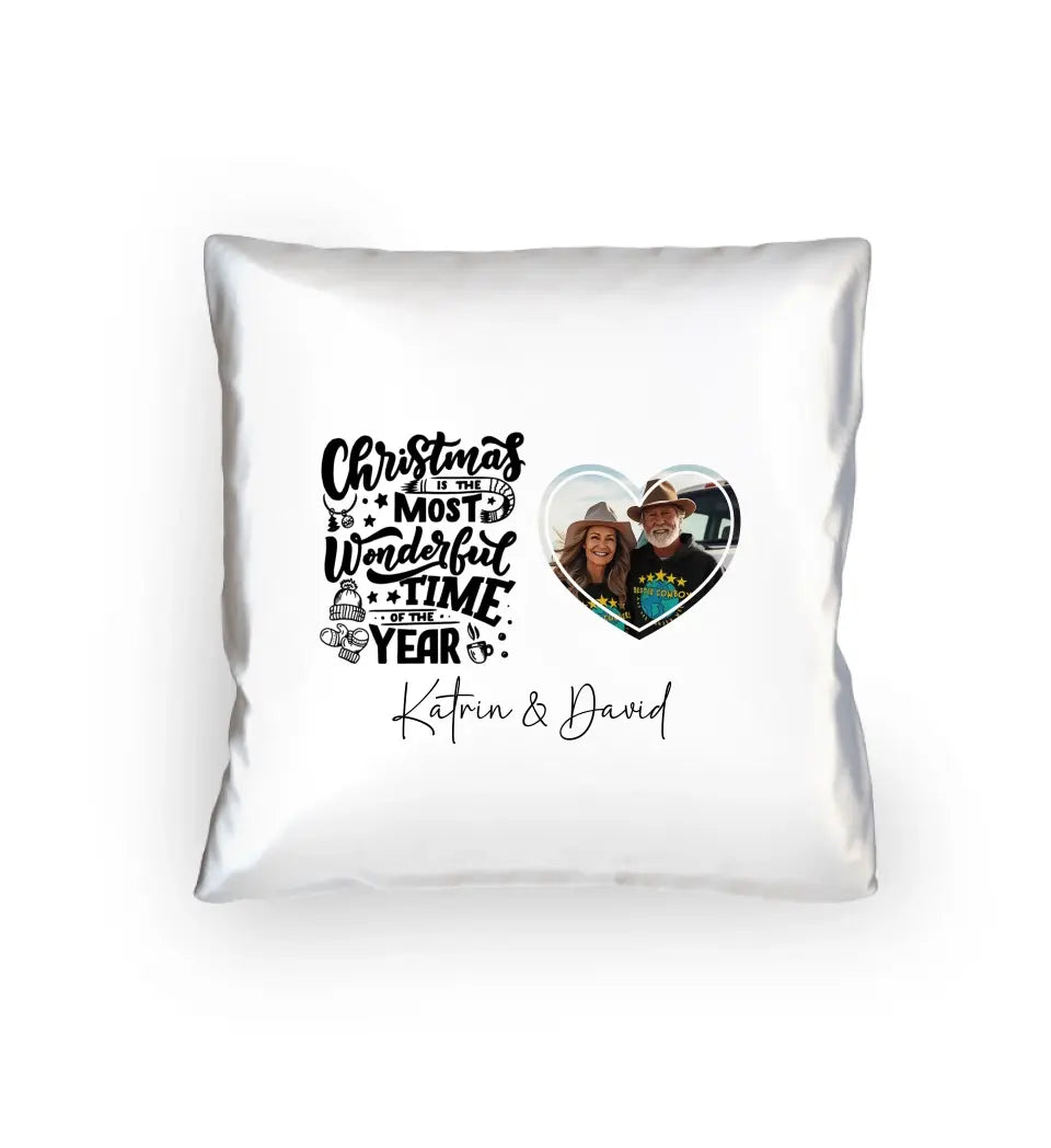 Your picture in Wonderful design: Cushion 40x40 cm / BILD-IT! collection - customizable