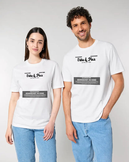 Filmplakat Look Fotoartikel: Unisex Premium T-Shirt XS-5XL aus Bio-Baumwolle für Damen & Herren - HalloGeschenk.de