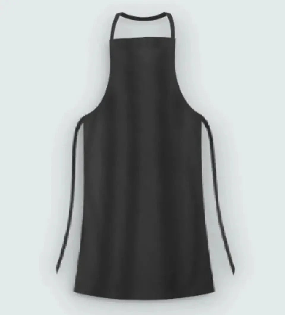 Design the text - Cooking apron organic cotton