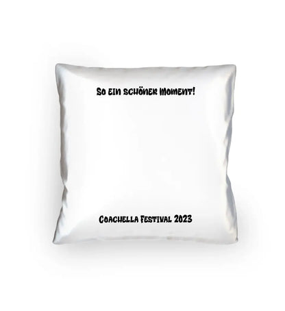 Your photo in a splash of color - cushion 40x40 cm