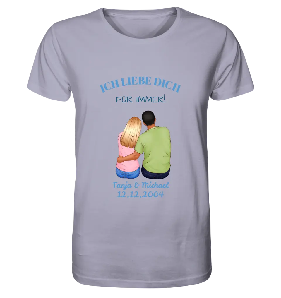 3in1: Paar Designer • Unisex Premium T-Shirt XS-5XL aus Bio-Baumwolle für Damen & Herren