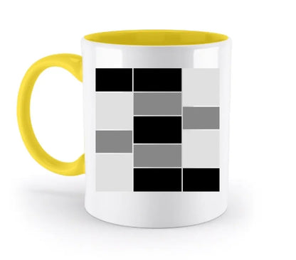 14 picture collage with your photos on a two-tone mug