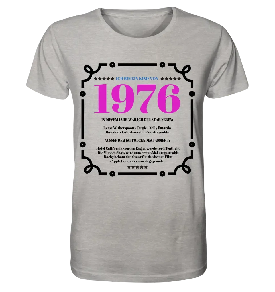 YEAR DESIGNER (customizable) - Unisex Premium T-Shirt XS-5XL made of organic cotton for women &amp; men