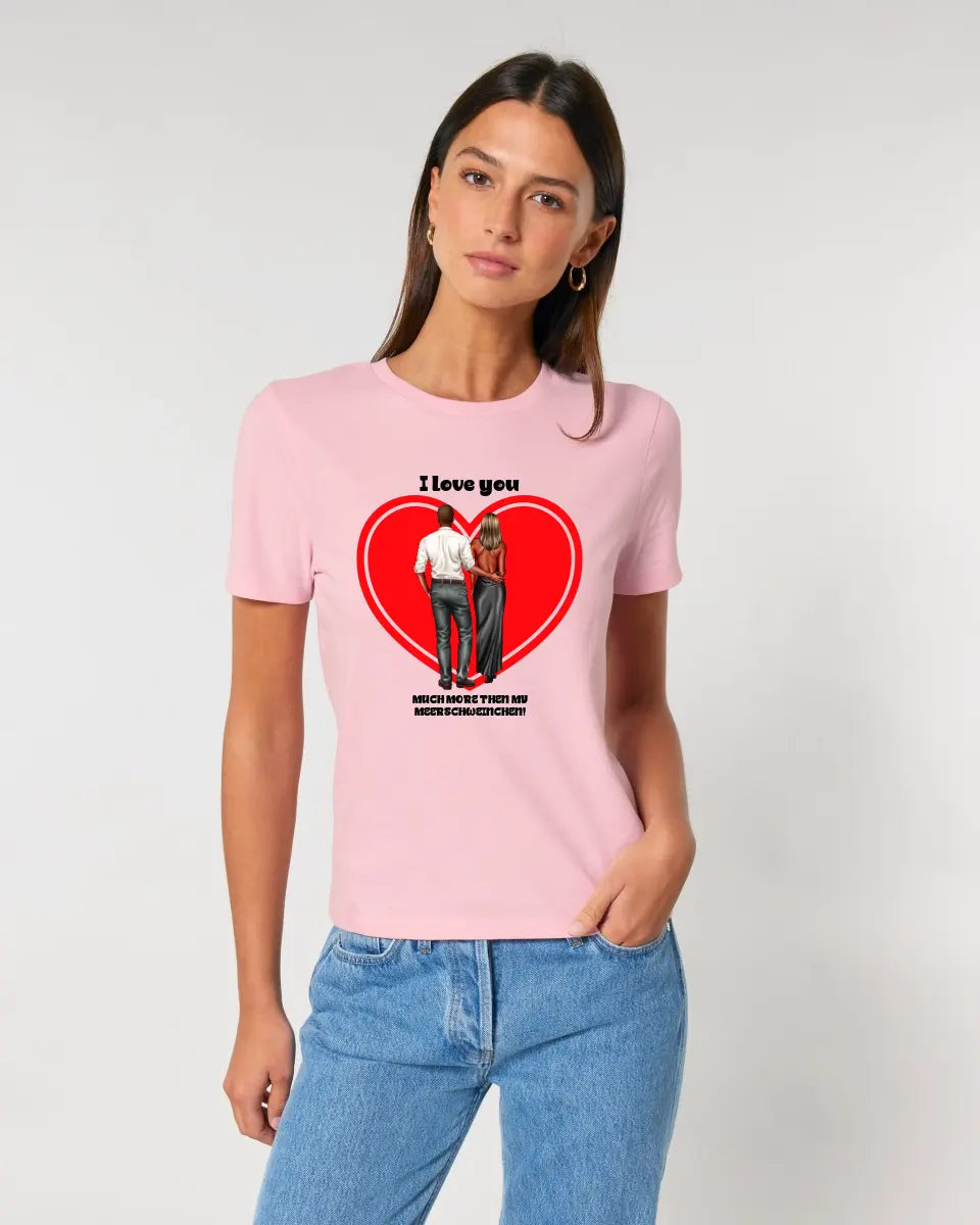 Paar Designer: Abendlook Couple - Ladies Premium T-Shirt XS-2XL aus Bio-Baumwolle für Damen