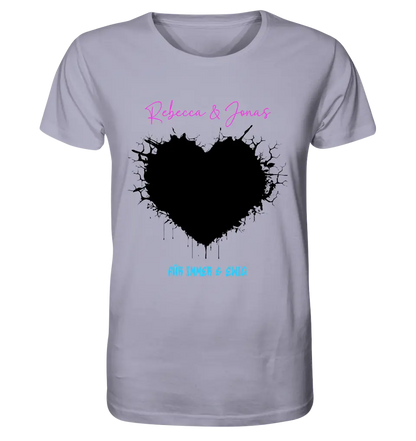 Your picture in the "Wild-Heart" design (customizable) - Unisex Premium T-Shirt XS-5XL made of organic cotton for women &amp; men