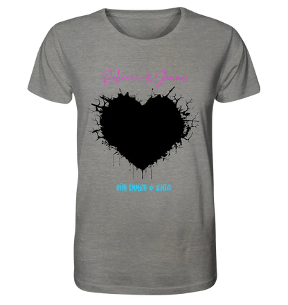 Your picture in the "Wild-Heart" design (customizable) - Unisex Premium T-Shirt XS-5XL made of organic cotton for women &amp; men