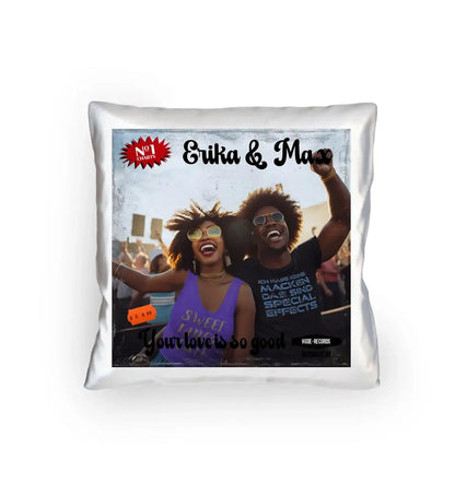 Record look photo item: Cushion 40x40 cm - personalizable