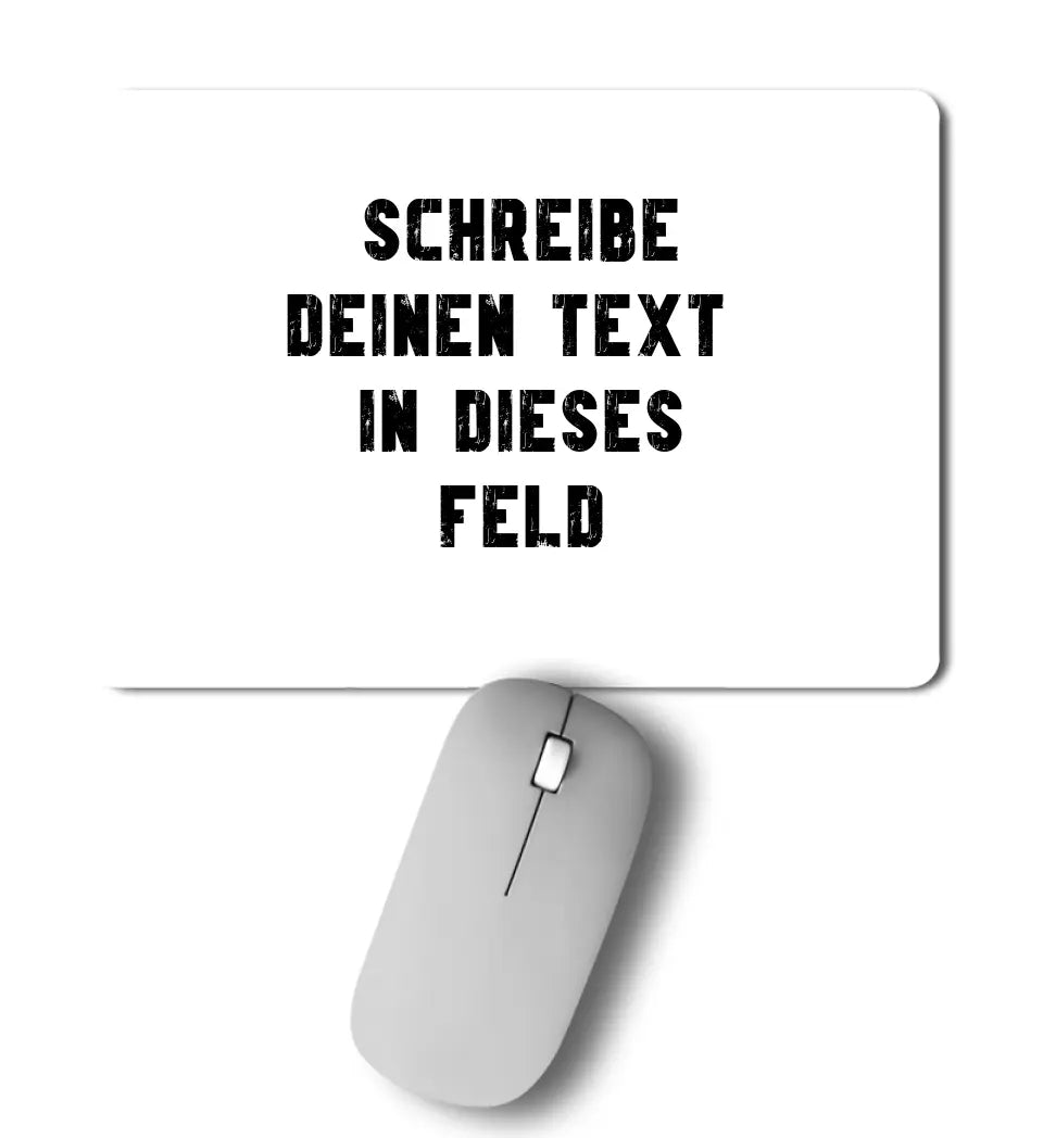 "TEXTBLOCK" Schreibe was du willst! • Mousepad