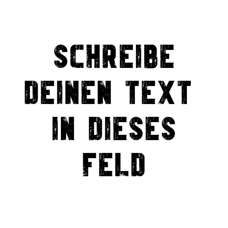 "TEXTBLOCK" Schreibe was du willst! • STICKER 20x20 cm (Aufkleber)