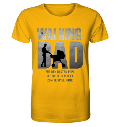 The Walking Dad 1 • Unisex Premium T-Shirt XS-5XL aus Bio-Baumwolle für Damen & Herren • Motivprodukt • personalisiert