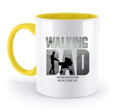 The Walking Dad 1 • zweifarbige Tasse • Motivprodukt • personalisiert