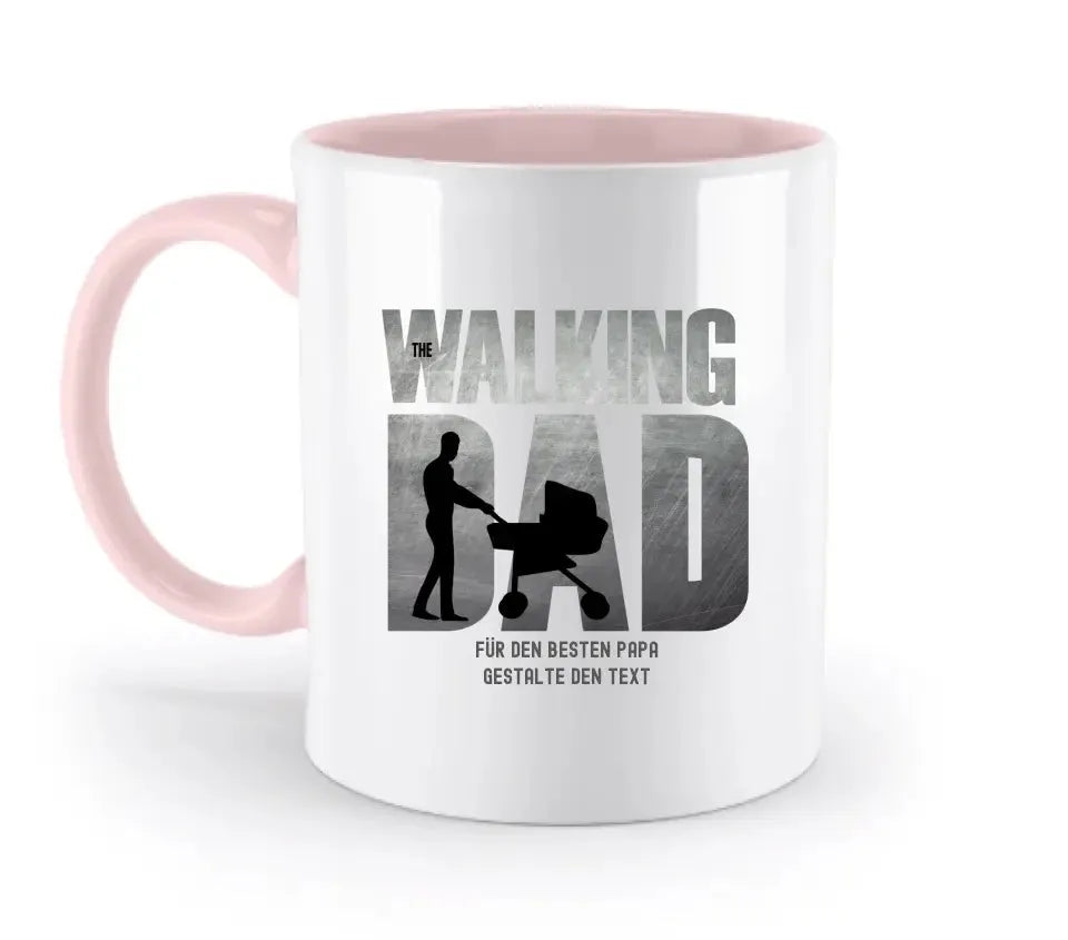 The Walking Dad 1 • two-tone mug • motif product • personalized