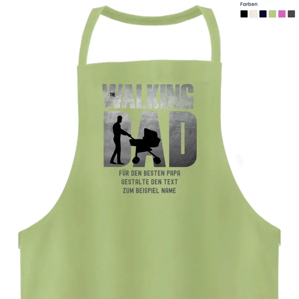 The Walking Dad 1 • Cooking apron / BBQ apron / Apron • Motif product • personalized