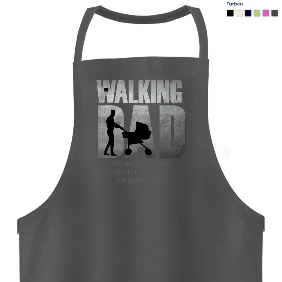 The Walking Dad 1 • Cooking apron / BBQ apron / Apron • Motif product • personalized