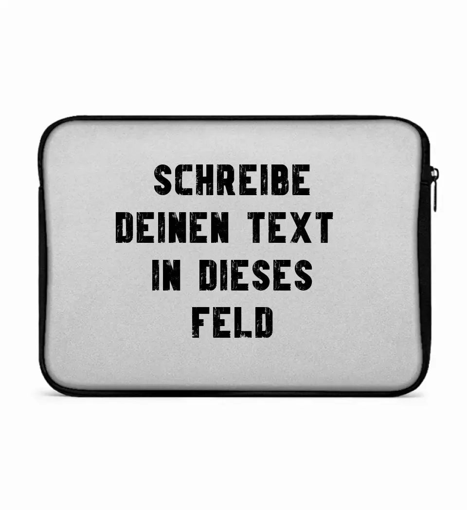 "TEXTBLOCK" Schreibe was du willst! • Laptop Case 13" Zoll Notebook-Tasche