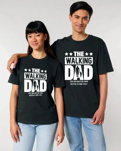 The Walking Dad 2 • Unisex Premium T-Shirt XS-5XL aus Bio-Baumwolle für Damen & Herren • Motivprodukt • personalisiert