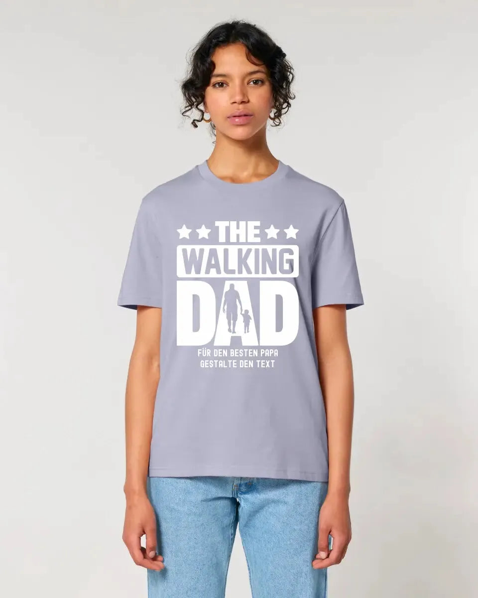 The Walking Dad 2 • Unisex Premium T-Shirt XS-5XL aus Bio-Baumwolle für Damen & Herren • Motivprodukt • personalisiert