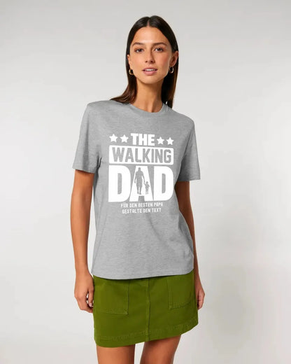 The Walking Dad 2 • Unisex Premium T-Shirt XS-5XL aus Bio-Baumwolle für Damen & Herren • Motivprodukt • personalisiert