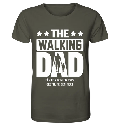 The Walking Dad 2 • Unisex Premium T-Shirt XS-5XL aus Bio-Baumwolle für Damen & Herren • Motivprodukt • personalisiert